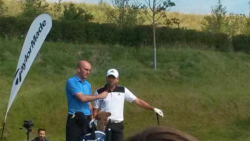 Ich platz ins Essen: Sergio Garcia in Kölner Golfclub!!! Live und in Farbe!!