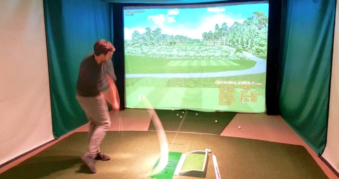 Mein alter Golfschwung im Simulator