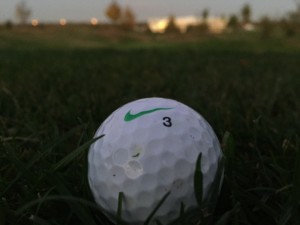 Nike PD Soft Golfball als Referenz